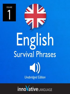 cover image of British English Survival Phrases, Volume 1